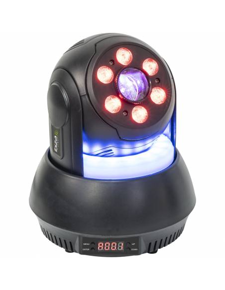 Ibiza Light STAR-WASH-BL Mini Móvil Cabeza Wash con Spot 30W - 1