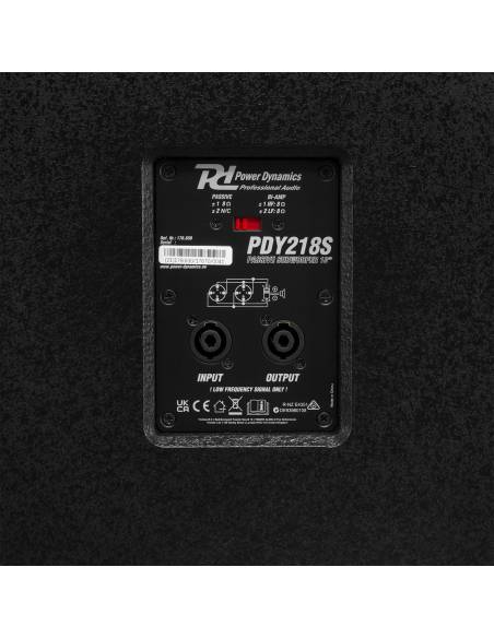 Power Dynamics PDY218S Subwoofer Pasivo 18” 1000W  178630 - 10
