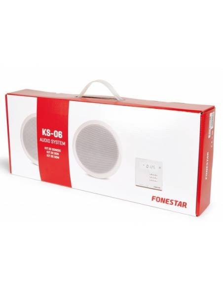 Fonestar KS-06 - Kit de sonido de altavoces de hilo musical - 2