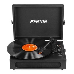 Fenton RP118B Tocadiscos retro con entrada/salida Bluetooth y USB - Negro 2