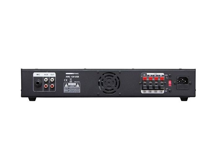 AMS AML 120 USB -BT - Amplificador de linea de 100v - 5