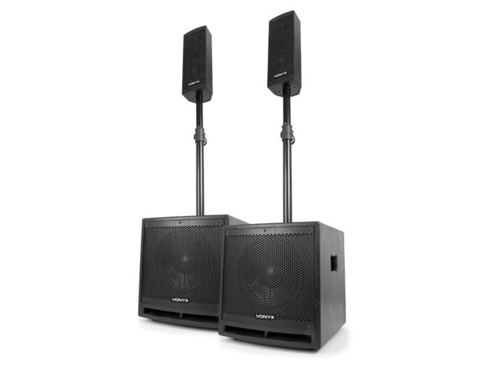Vonyx VX1000BT Sistema de sonido Activo 1000W 2.2 con bluetooth