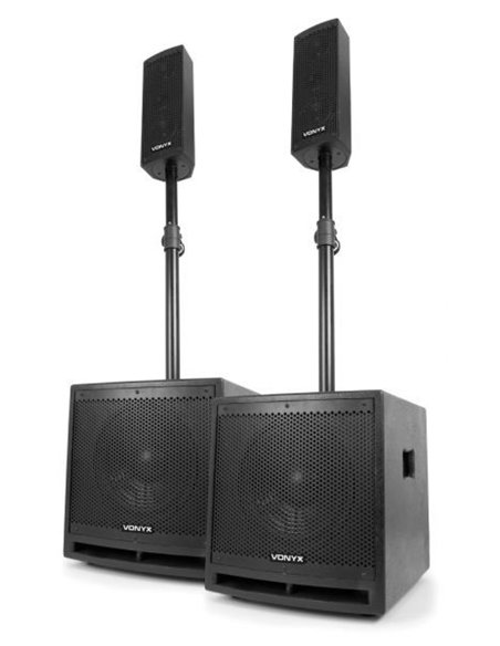 Vonyx VX1000BT Sistema de sonido Activo 1000W 2.2 con bluetooth