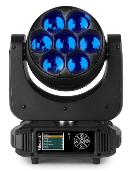 BeamZ Professional MHL740 Cabeza móvilLED con Zoom de 7x40 vatios