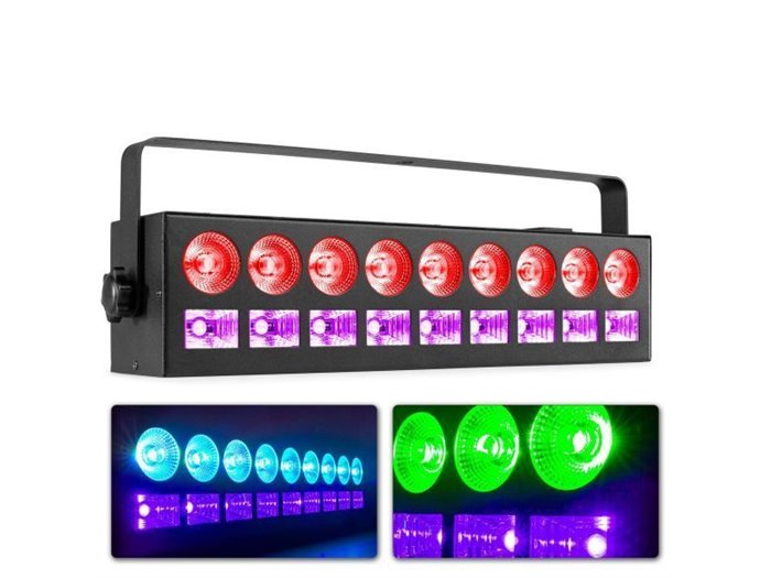 BeamZ LCB99 LED Bar 2-in-1 Effect RGBW &amp UV