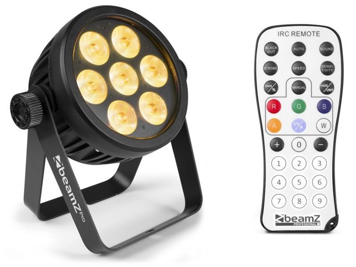 BeamZ Pro BAC503 Foco Par profesional con 7 leds de 10W RGBA DMX