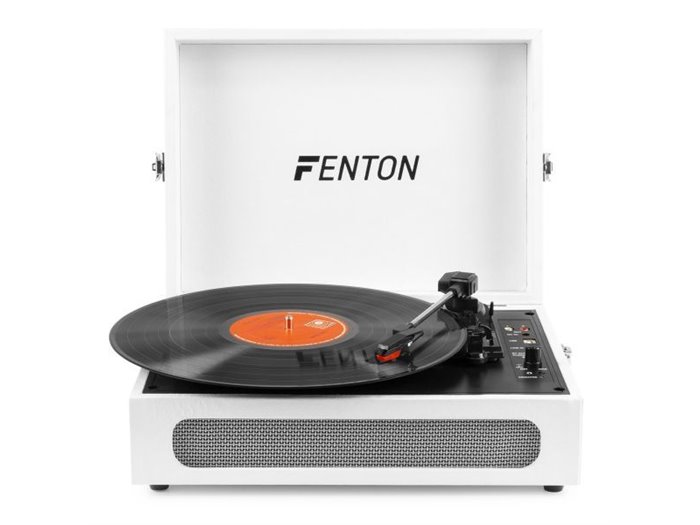 Fenton RP118F Tocadiscos retro con entrada/salida Bluetooth y USB - Beige