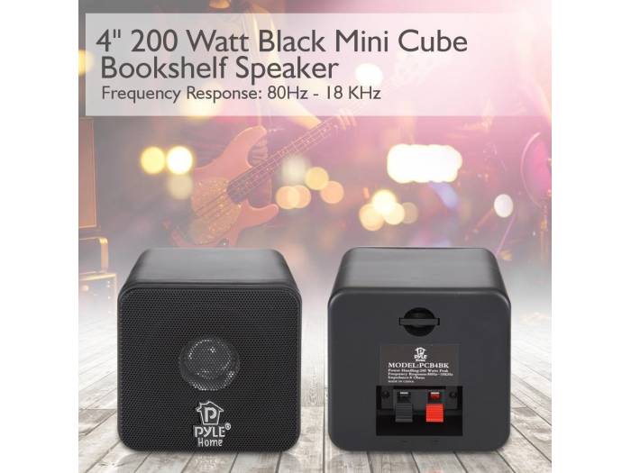 Pyle PCB4BK - Altavoz satélite de 100W, Negro - 6
