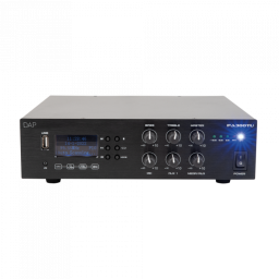 DAP Audio PA-380TU Amplificador para línea de 100V , 80W , Bluetooth 5.0 , USB , Radio FM - 1 2