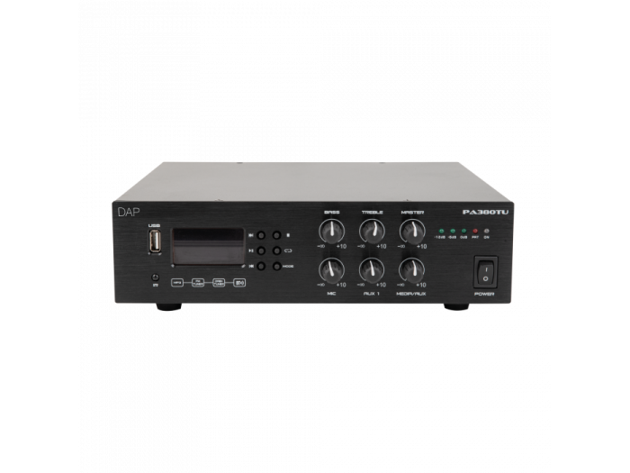 DAP Audio PA-380TU Amplificador para línea de 100V , 80W , Bluetooth 5.0 , USB , Radio FM - 4