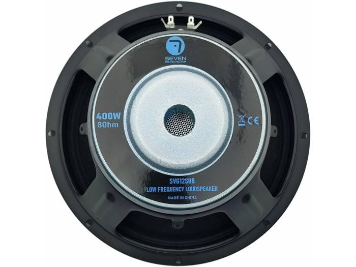 Seven Soundvector SVG12SUB/8 Subwoofer 12 Pulgadas Altavoz Profesional de Grave Sub-Grave 8 Ohm 400W AES 800W Peak - 7