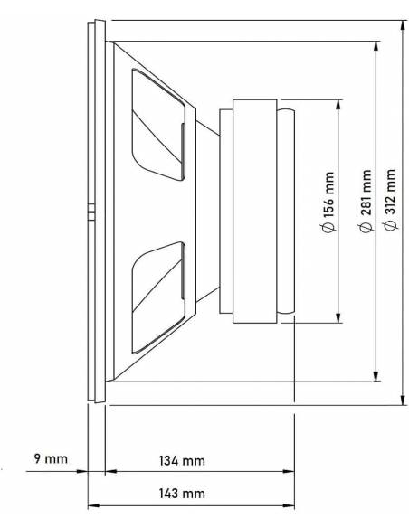 Seven Soundvector SVG12SUB/4 Subwoofer 12 Pulgadas Altavoz Profesional de Grave Sub-Grave 4 Ohm 400W AES 800W Pea - 8