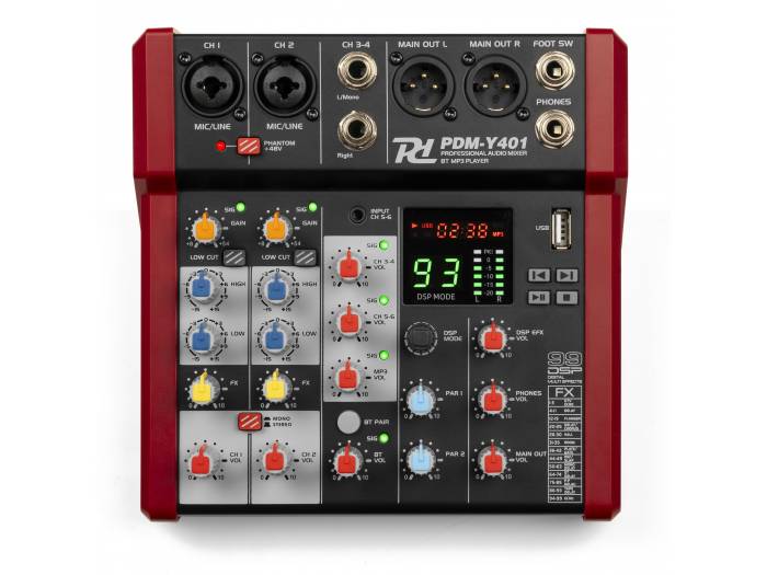 Power Dynamics PDM-Y401 Mezclador de estudio 4-Ch 172653 - 11