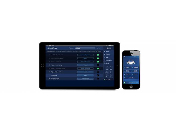 QSC MP-M40 Procesador mezclador 8 Entradas, 4 Salidas para música y avisos. - 3