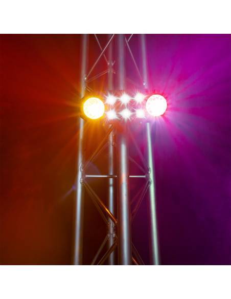 BeamZ StrobeMoon 2-in-1 efecto para fiesta con 2 leds de 12W RGBAWP y mando a distancia - 5