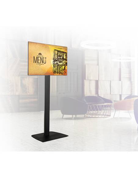 B-Tech Universal Flat Screen Floor Stand (VESA 600 x 400) - 1.8m Column - 4