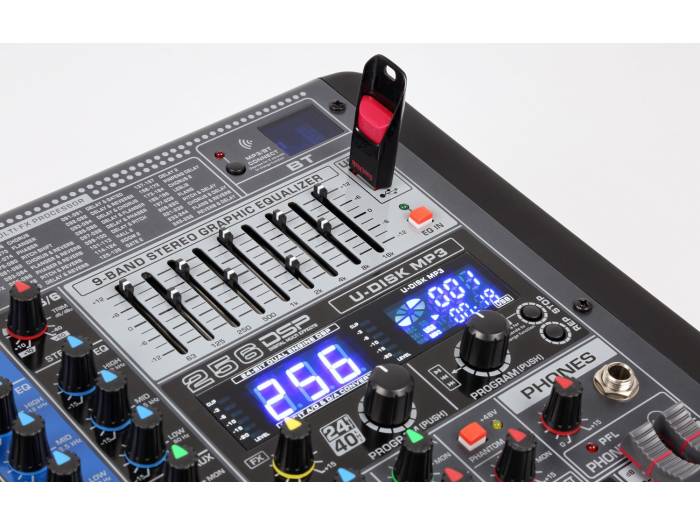 Power Dynamics PDM-S604 Mezclador analogico 6 canales Profesional - 2