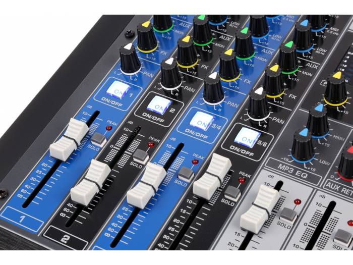 Power Dynamics PDM-S804 Mezclador analogico 8 canales Profesional - 4