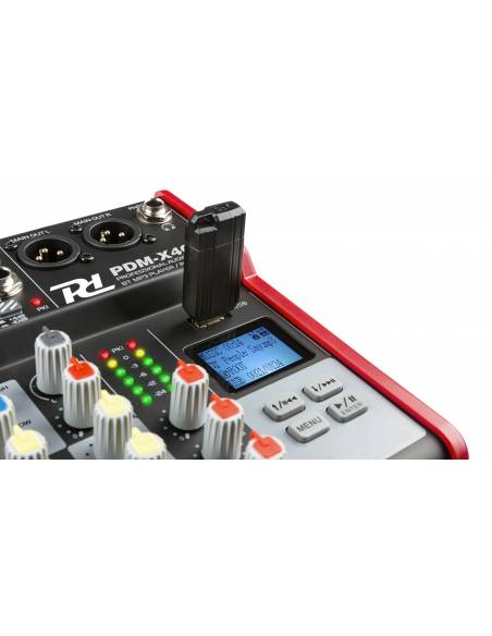 Power Dynamics PDM-X401 Mezclador Musical de estudio 4-Ch - 6