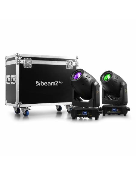 beamZ Pro IGNITE300LED Cabeza móvil BSW 2pcs en Flightcase  152110 - 4