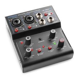 Vonyx VMM301 Mezclador 3 canales con USB Audio Interface 172642