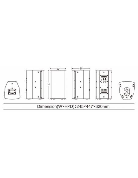 AUDIOCENTER GT-508A ALTAVOZ DSP ACTIVO 8 - 6