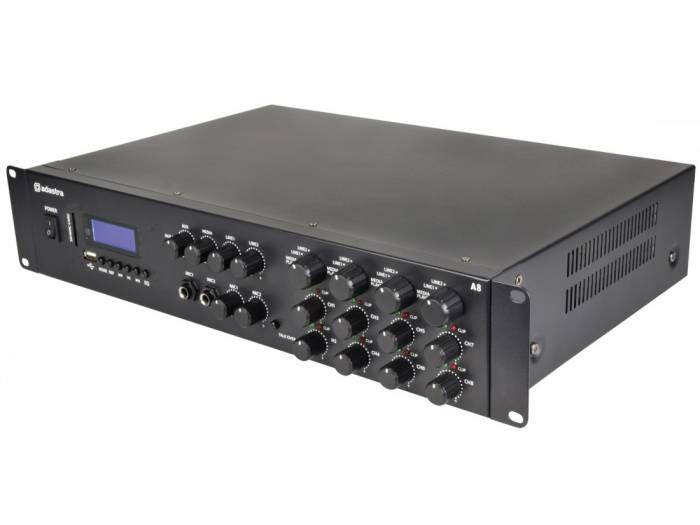 A8 Amplificador multicanal profesional 8 x 200W RMS - 8