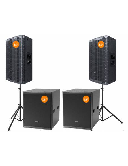 Pack TIJUANA 15 DJ SHOW 8400w