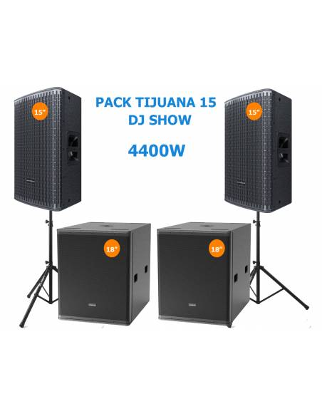 Pack TIJUANA 15 DJ SHOW 8400w - 2