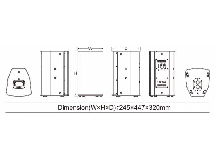 AUDIOCENTER GT-508A ALTAVOZ DSP ACTIVO 8 - 6