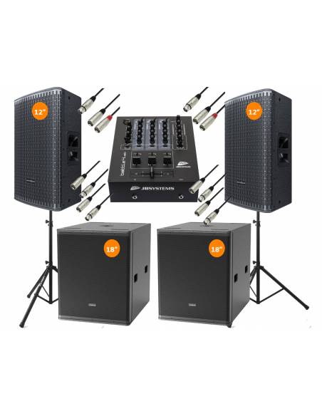 Pack TIJUANA 12 HOT DJ SHOW 8400w