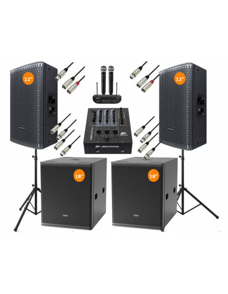 Pack TIJUANA 12 HOT MIC DJ SHOW 8400w