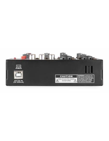 Vonyx VMM401 mezclador de 4 canales con USB , bluetooth y efecto echo - 2