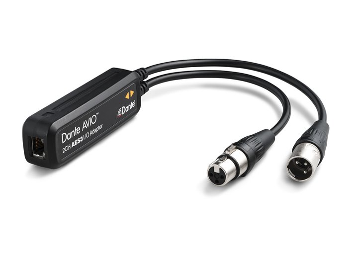 Monacor ADP-AES3-2X2 Adaptador AVIO AES3/EBU Dante
sup®/sup