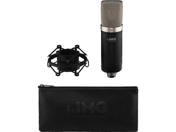 Monacor ECMS-70 Micrófono condensador de gran diafragma,