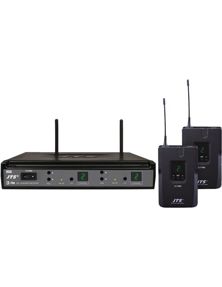 Monacor E-7BPSETD/5 Conjunto de transmisión de audio PLL UHF,