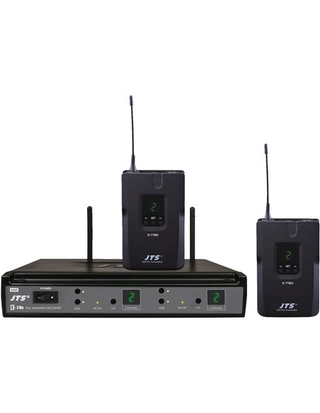 Monacor E-7BPSETD/5 Conjunto de transmisión de audio PLL UHF,