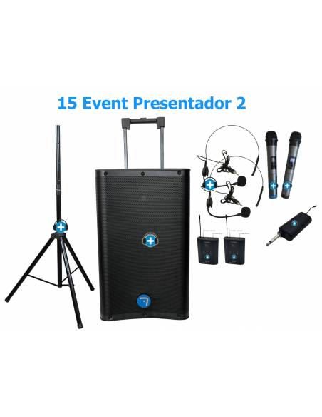 PACK SEVEN SV15EVENT-Presentador 2 - 1000w de Potencia Maxima
