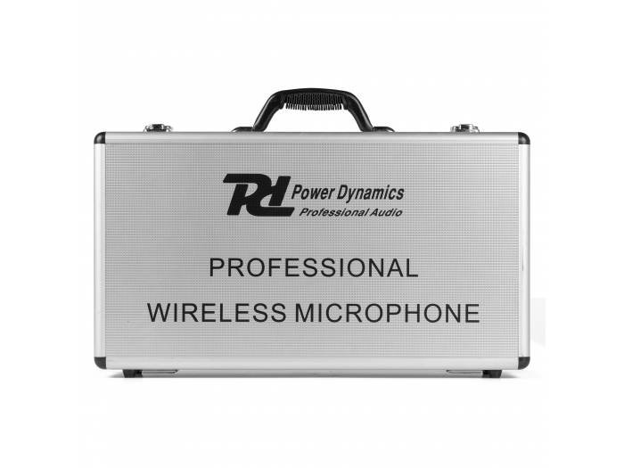 POWER DYNAMIC  PD524B Juego de micrófono inalámbrico UHF con 4 micrófonos de petaca - 2