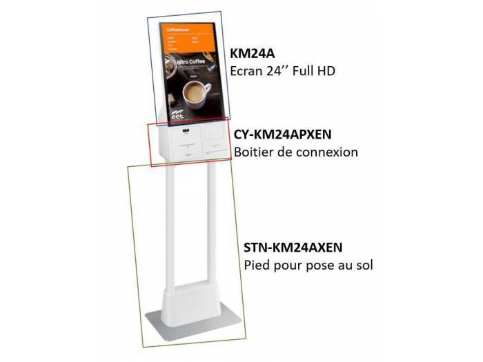 Samsung self-service screen KIOSKO, OS Tizen, 24", Wi-Fi - 11