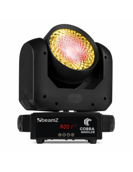 Beamz Cobra Wash120 Cabeza móvil LED con anillo LED - 7