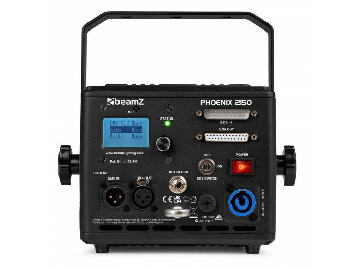 Beamz   Phoenix 2150 láser analógico - 2