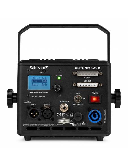 Beamz Phoenix 5000 láser analógico - 3