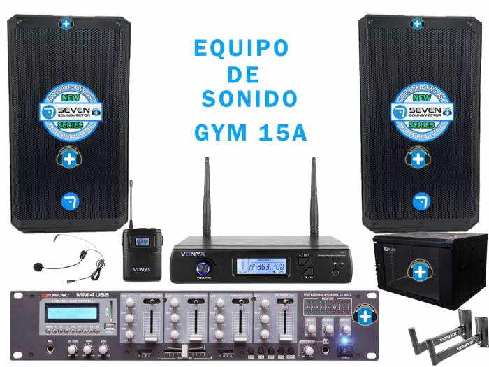 EQUIPO SONIDO GYM 15A BASIC