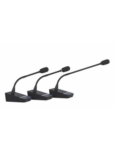 FONESTAR MICSET-C32LED Micrófono de condensador electret unidireccional de sobremesa