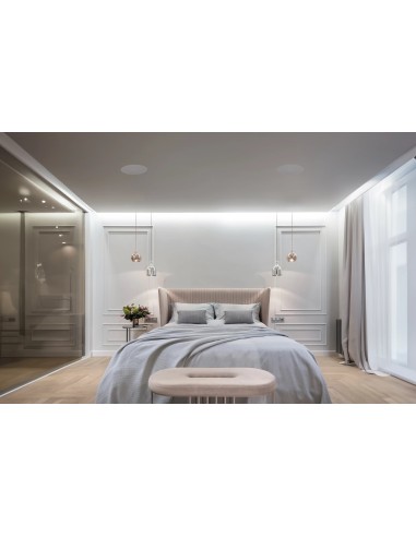 FONESTAR SKY-8T-DOME Altavoz de techo 8" + 1" línea de 100 V y baja impedancia