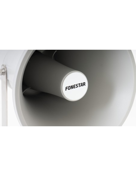 FONESTAR  VULKAN-1030T-EN Altavoz exponencial con transformador de línea de 100 V y baja impedancia. Certificado EN 54