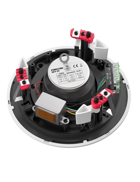 FONESTAR  SKY-5T Altavoz de techo 5'' con transformador de línea de 100 V