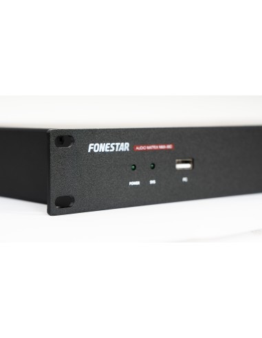 FONESTAR  NMX-88 Matriz de audio 8 x 8 analógicos con DSP, 8 GPIO
