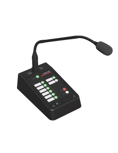 FONESTAR  ZONEMIC-6 Micrófono de zonas con mensajes grabados para sistema ZONE-6